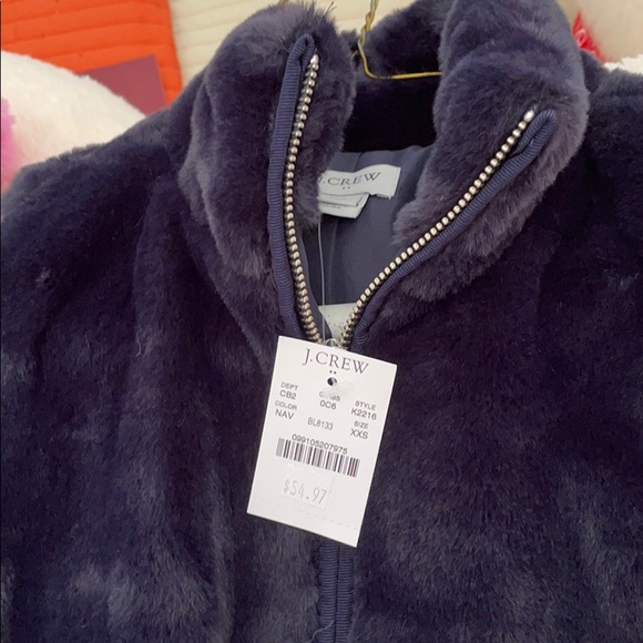JCrew brand new furry vest - Picture 2 of 2